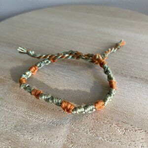 Melinda Bracelet, anklet, trendy, comfortable, tie, embroidery thread, woven, gi